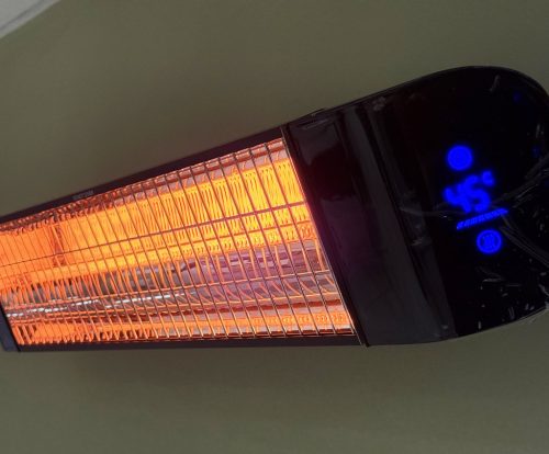 QHA-15WR Kültéri fűtőtest WiFi termosztáttal és mozgásérzékelővel